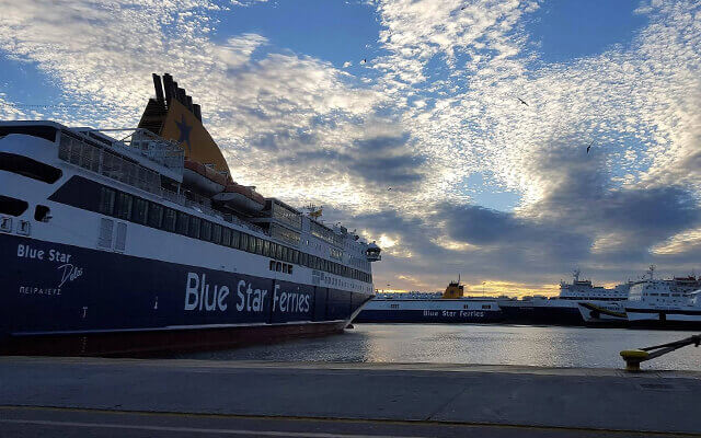 Die Lieferung der Blue Star Delos